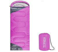 tuphen - Sacos de Dormir XL: 3-4 Estaciones para Clima frío cálido - Saco de Dormir de Camping para Senderismo y mochileros - Equipo de Viaje Plegable para Verano e Invierno - Adultos, niños, niñas y