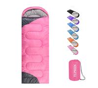 tuphen- Sleeping Bags for Adults Kids Boys Girls Backpacking Hiking Camping Microfiber Liner Cold Warm Weather 4 Seasons Winter Fall Spring Summer