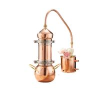 TUPOSTAR Alambique De Cobre Para Destilar, Para Whisky, Aguardiente Y Aceites Esenciales, Kit Para Elaborar Cerveza Casera,A,2L