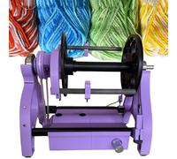 TUPOSTAR Bobinadora De Hilo De Lana con Velocidad Ajustable, Rueda De Hilar De 12 V, Velocidad MáXima De 800 RPM, Capacidad De 113 G para Tejer Hilo,04