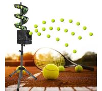 TUPOSTAR Entrenador De Tenis, MáQuina Lanzadora AutomáTica De Pelotas De Tenis, con Control Remoto, Lanzador De Pelotas De Tenis, ltura Y áNgulo Ajustables,with Stand