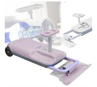 TUPOSTAR Kart EléCtrico para NiñOs, Cochecito con FuncióN De Limpieza De Suelos, Velocidad Ajustable, Juguete para Interior Y Exterior, Ideal para NiñOs Y NiñAs,Rosado,Single Drive