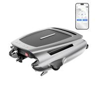 TUPOSTAR Limpiador RobóTico Solar para Piscinas, Robot Limpiador AutomáTico De Piscinas, Aspiradora InaláMbrica,para Piscinas con Doble Carga Y NavegacióN Inteligente,01