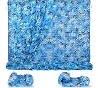 TUPOSTAR Malla De Camuflaje, Rollo De Lona De Camuflaje, Rollos De Malla A Granel, Lona De Camuflaje con Visera, para Refugio De Caza, CumpleañOs Y Fiestas,01,5x6m