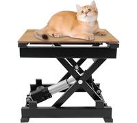 TUPOSTAR Mesa Elevadora EléCtrica De Tijera, Plataforma Elevadora EléCtrica De Altura Ajustable, Plataforma Elevadora para Mesa De Centro, para CafeteríAs Y Restaurantes,Negro,DH25