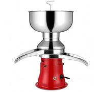 TUPOSTAR ,Rojo, Separador De Crema EléCtrico, MáQuina Separadora De Crema De Leche De 50 L/H, con Recipiente De Acero Inoxidable 304 De 5 L, Ideal para Uso AgríCola