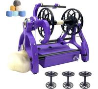 TUPOSTAR Rueca EléCtrica DoméStica De 12 V, Rueca EléCtrica para Hilar, Velocidad Ajustable, ConmutacióN De Avance Y Retroceso, Velocidad MáXima De 800 RPM,01