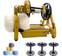 TUPOSTAR Rueca EléCtrica DoméStica De 12 V, Rueca EléCtrica para Hilar, Velocidad Ajustable, ConmutacióN De Avance Y Retroceso, Velocidad MáXima De 800 RPM,05