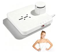 TUPOSTAR Secador Corporal Completo para DespuéS De La Ducha, Secador Corporal De Pie, Secador Corporal EléCtrico Manos Libres, Ideal para BañO, Hogar, Hotel Y Gimnasio,Blanca