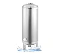 TUPOSTAR Tanque De PresióN De Pozo Totalmente AutomáTico, Tanque De PresióN De Acero Inoxidable para Sistema De Agua, con Kit De Montaje, para Bomba De Pozo/Sistema De Agua,Plata,160L