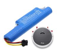 TUPower 2600mAh / 28.08Wh batería de Repuesto Compatible con Vileda VR 102, VR One, VR 201 PetPro, VR 303, 0769-03, 18650-AA