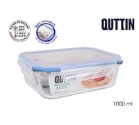 Tupper quttin 20,5x15,3cm vidrio transparente