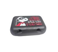 Tupperware Fiambrera con separación XXL (negro y rojo), diseño Snoopy