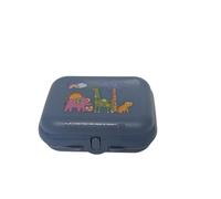 Tupperware Fiambrera doble tamaño 2 azul oscuro Safari Sandwichera