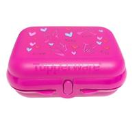Tupperware Fiambrera doble tamaño 2 para guardería, color rosa