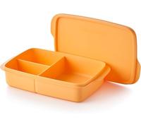 Tupperware Fiambrera To Go Clevere Pause de 1000 ml, 1 litro, con divisor, Eco+, fiambrera escolar con compartimento (naranja XL)