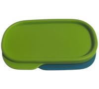 Tupperware Fiambrera to Go Clevere Pause de 120 ml, fiambrera con divisor Eco+ School (turquesa verde, 120 ml)
