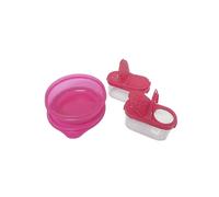 Tupperware Hitparade 300 ml rosa + Air-Lock - Juego de 2 enanos de especias, salero y pimentero, 2 x 125 ml, color rojo transparente
