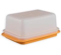 Tupperware Impressions - Mantequera apta para lavavajillas y sin BPA, color naranja transparente