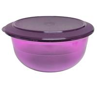 Tupperware Tazón de mesa exclusivo con tapa para servir ensalada (3,5 litros), color lila