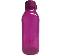 Tupperware To Go Eco 1,0 L Botella con cierre de rosca EcoEasy para bebidas con gas 1000 ml (Magenta Rectangular)