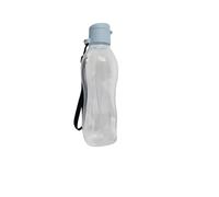 Tupperware To Go EcoEasy Botella reutilizable Flip Top 0,5 litros (azul claro con correa)