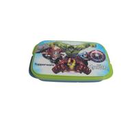 Tupperware To Go Fiambrera Clevere Pause de 590 ml, fiambrera con divisor Eco+ para escuela (fiambrera robot Stars)