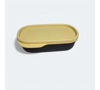 Tupperware To Go - Fiambrera mini Clevere Pause de 120 ml, fiambrera con divisor Eco+ School (amarillo y negro, 120 ml)