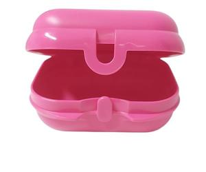 Tupperware To Go Mini Twin - Fiambrera (tamaño 1, tamaño 1), color rosa
