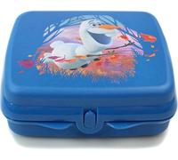 TUPPERWARE To Go Sandwich Box Azul Disney "Frozen" "Olaf" Caja de Pan Escuela...