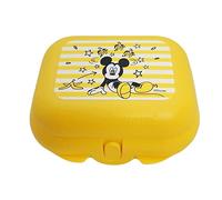 Tupperware Twin to Go - Fiambrera (tamaño 1), diseño de Mickey Mouse, color amarillo