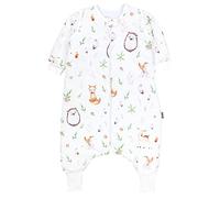 TupTam Bebé Saco de Dormir con Piernas y Pies de Invierno para Niñas y Niños, Animales del bosque/Erizos/Ciervos, 80-86