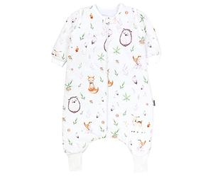 TupTam Bebé Saco de Dormir con Piernas y Pies de Invierno para Niñas y Niños, Animales del bosque/Erizos/Ciervos, 80-86