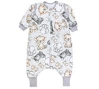 TupTam Bebé Saco de Dormir con Piernas y Pies de Invierno para Niñas y Niños, Safari, 80-86