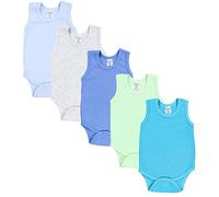 TupTam Body Bebé - Pack de 5 Bodies de Algodón Suave, Ropa Niño 0-3 Meses, OEKO-TEX, Mix de colores 2, 110