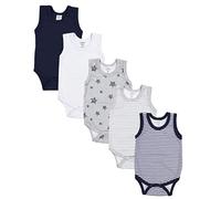 TupTam Body Bebé - Pack de 5 Bodies de Algodón Suave, Ropa Niño 0-3 Meses, OEKO-TEX, Mix de colores 3, 128