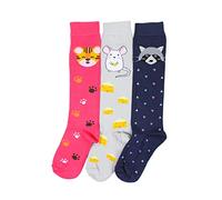 TupTam Calcetines Hasta la Rodilla para Niñas Pack de 3, Mix de colores 4, 31-34