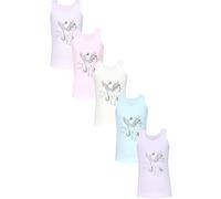 TupTam Camiseta Interior Niña 5 Unidades - Camisetas Interiores Niña en Algodón Suave