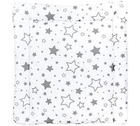 TupTam Colchón para Cambiador para Bebés Niños y Niñas, Gris/Galaxia, 70 x 70 cm