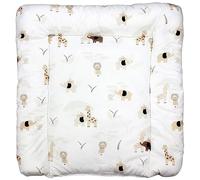 TupTam Colchón para Cambiador para Bebés Niños y Niñas, Sabana Beige, 70 x 60 cm