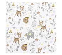 TupTam Funda para Cojin con Diseño Decorativo para Niños, Los Animales Salvajes, 80 x 80 cm