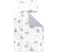 TupTam Juego de Ropa de Cama para Niños, de 2 Piezas., Elefantes/Arco Iris, 135x100 cm