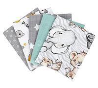 TupTam Muselinas para Bebé 70x80, 5 o 10 Piezas, Unisex 6, 10er Pack