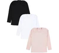 TupTam Niñas Camiseta de Manga Larga Chaleco Ropa Interior Paquete de 3
