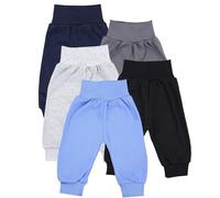 TupTam Pantalones Bebé 5 Unidades - Pantalón Algodón Suave para Bebé Niño y Niña, Certificación Oeko-Tex, Niño 5, 62