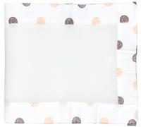 TupTam Protección Barandilla Protector de Cuna Malla Bebé Nido Cuna 3D Mesh 2 Pack, Puntos Pastel, Aprox. 128 x 30 cm (para Cuna 140x70)
