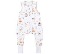 TupTam Saco de Dormir Bebé con Piernas - Saco Bebé Dormir Verano 0.5 TOG, Algodón OEKO-TEX, Animales del bosque/Erizos/Ciervos, 92-98