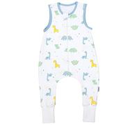 TupTam Saco de Dormir Bebé con Piernas - Saco Bebé Dormir Verano 0.5 TOG, Algodón OEKO-TEX, Dinomotor, 80-86