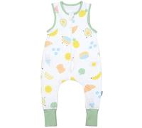 TupTam Saco de Dormir Bebé con Piernas - Saco Bebé Dormir Verano 0.5 TOG, Algodón OEKO-TEX, Motivos de desayuno, 104-110