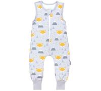 TupTam Saco de Dormir Bebé con Piernas - Saco de Dormir Niños 2.5 TOG para Todo el Año, Algodón OEKO-TEX, Zorro amarillo en invierno, 92-98